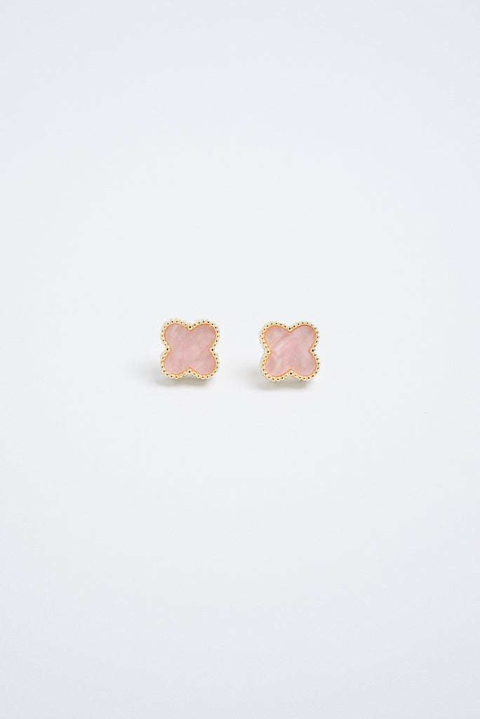 CLOVER PINK Gold Mini nagliņas