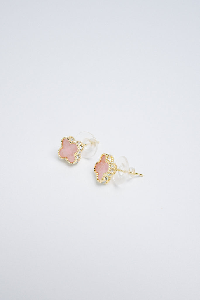 CLOVER PINK Gold Mini nagliņas