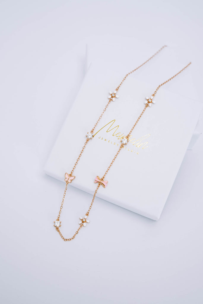 SPRING kaklarota Rose Gold