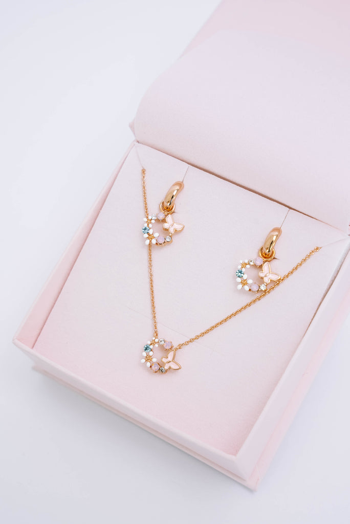 BUTTERFLY kaklarota Rose Gold
