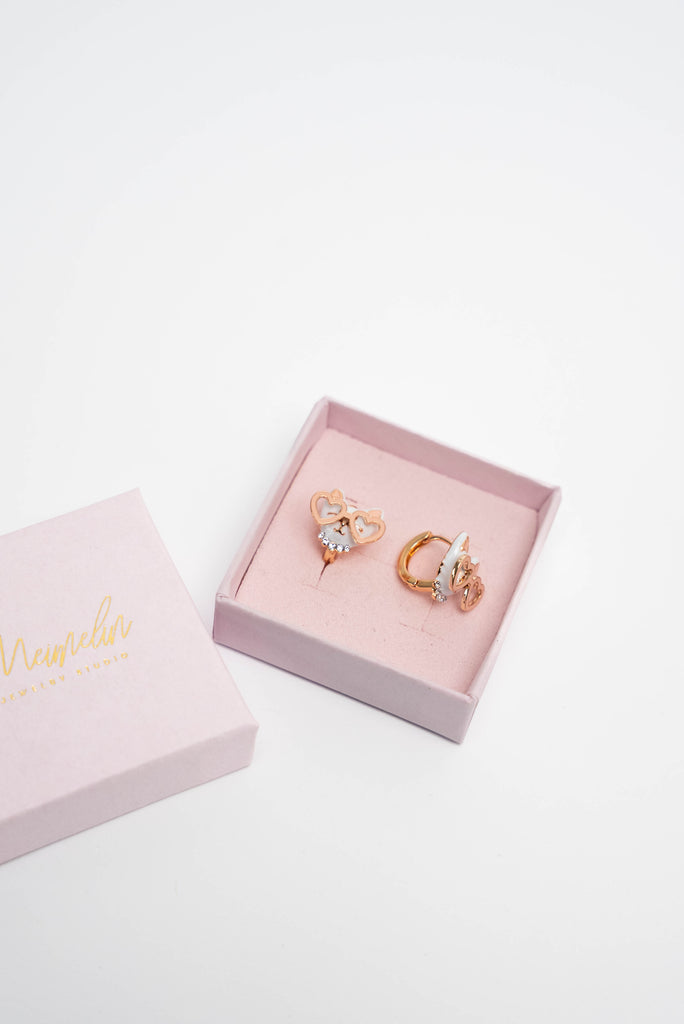 KAĶIS SIRSNIŅAS AUSKARI Rose Gold