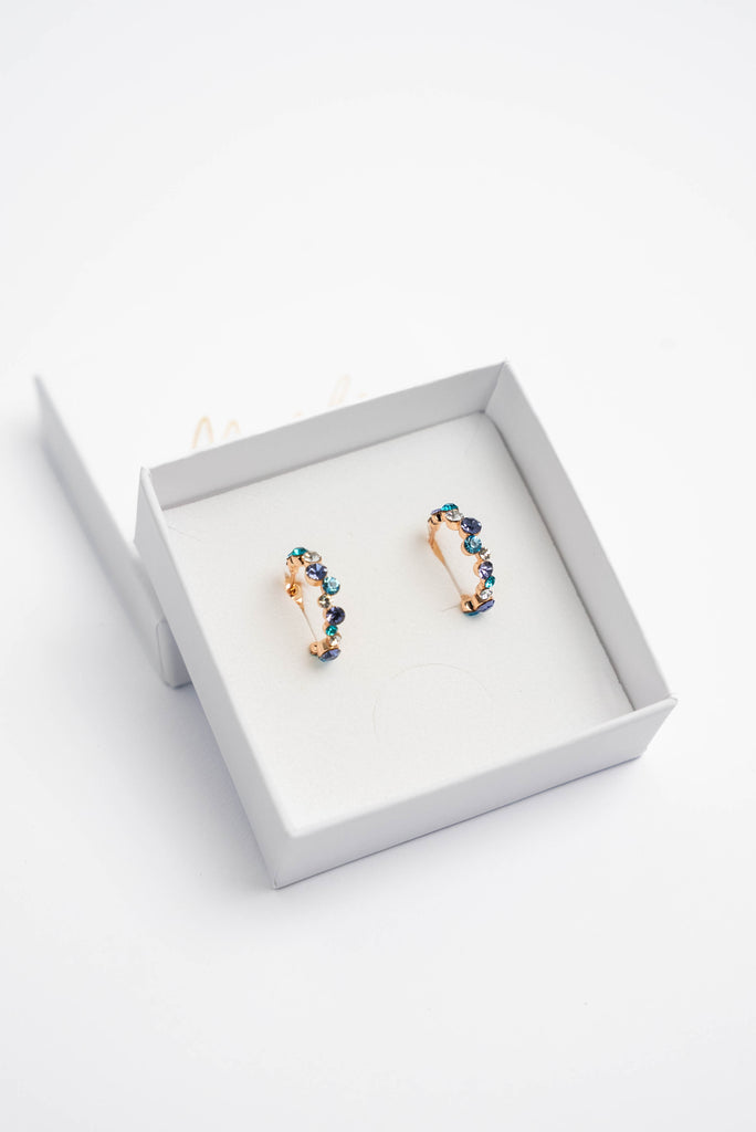 SMILE Zelta riņķi Blue