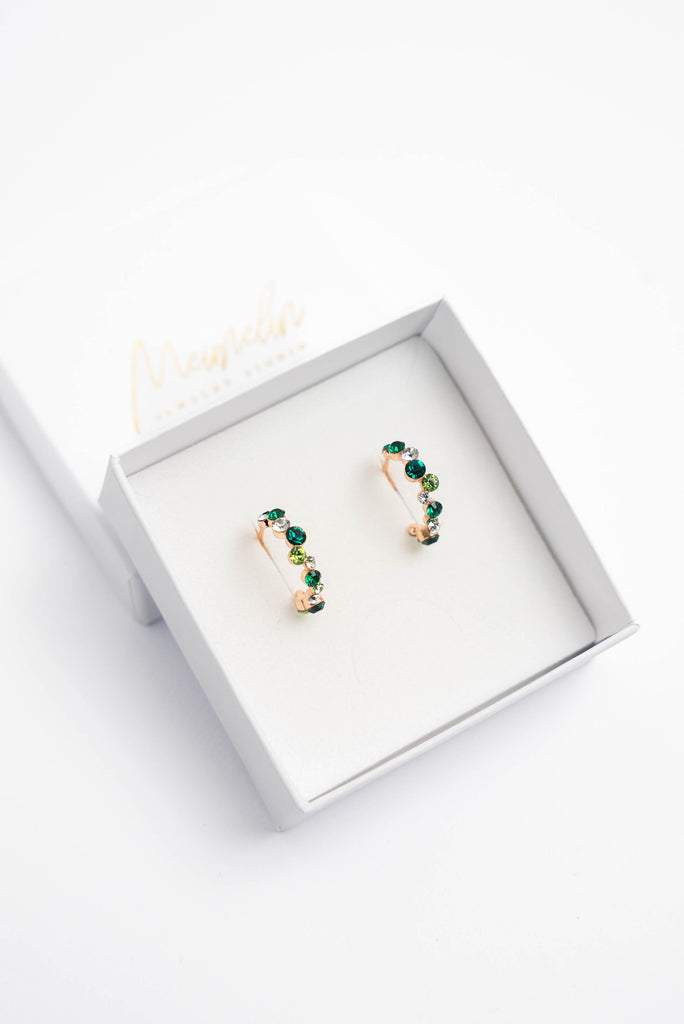 SMILE Zelta riņķi Green