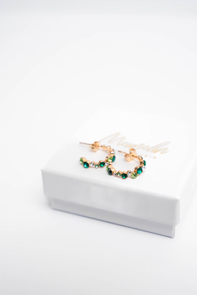 SMILE Zelta riņķi Green