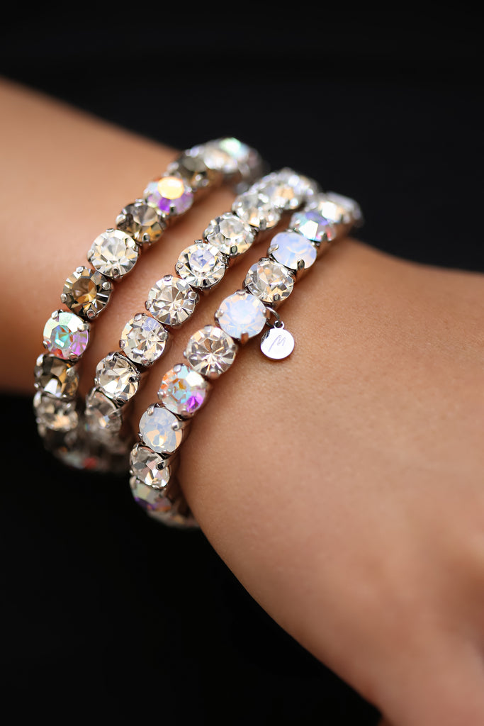 CLEAR CRYSTAL bracelets