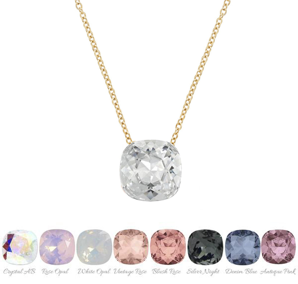 Mirdzoša kristāla WHITE OPAL ķēdīte