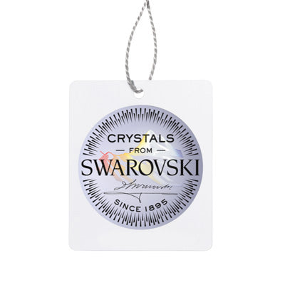 CRYSTAL AB personalizēta aplīša kristāla aproce SUDRABA - Meimelin rotas ar Swarovski kristāliem